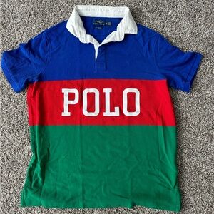 Ralph Lauren Blue, Red & Green Polo
